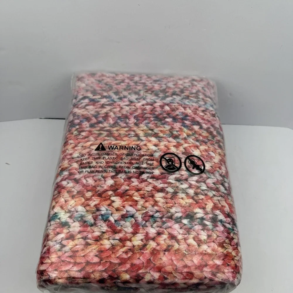 Machine Washable Area Rug 5x7 Multicolor Braided Non-Slip Stain Resistant